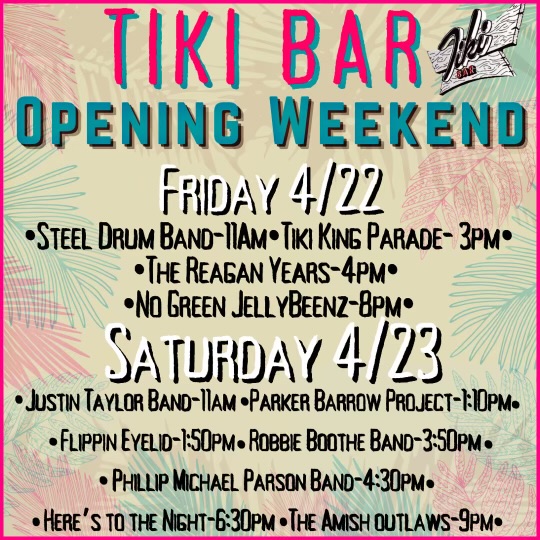 Opening Weekend Tiki Bar & Grill Solomons